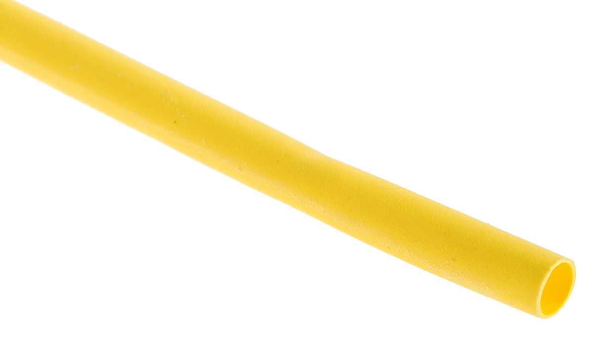 Thomas & Betts Heat Shrink Tubing Kit, Yellow 2.4mm Sleeve Dia. x 11.5m Length 2:1 Ratio, HSB Series