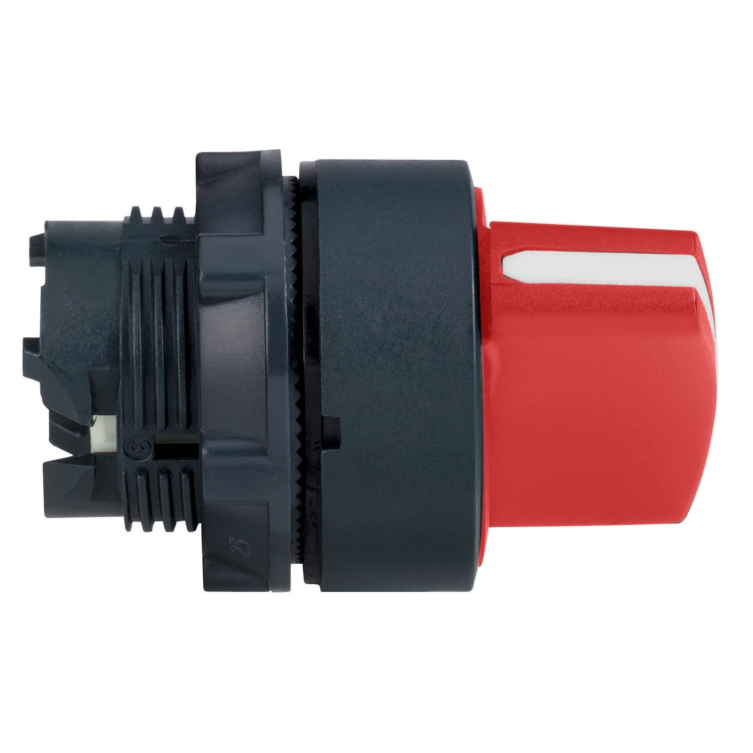 Schneider Electric ZB5 Series 2 Position Selector Switch Head, 22mm Cutout, Red Handle