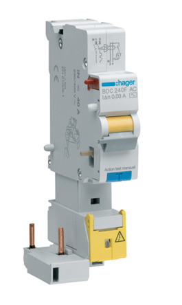 Hager RCD, 25A, 2 Pole, 30mA
