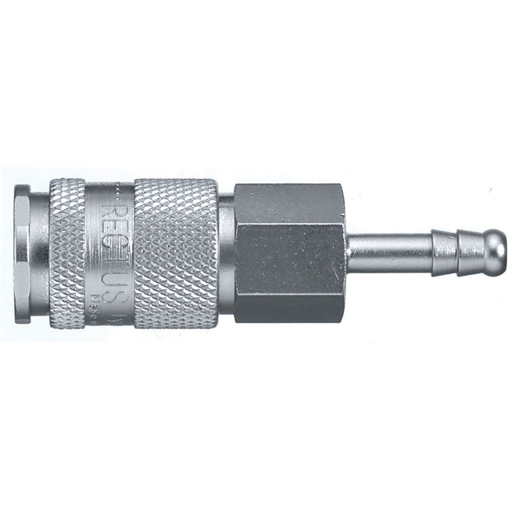 Legris Nickel Plated Brass Female, Male Pneumatic Quick Connect Coupling, 23mm Hose Barb