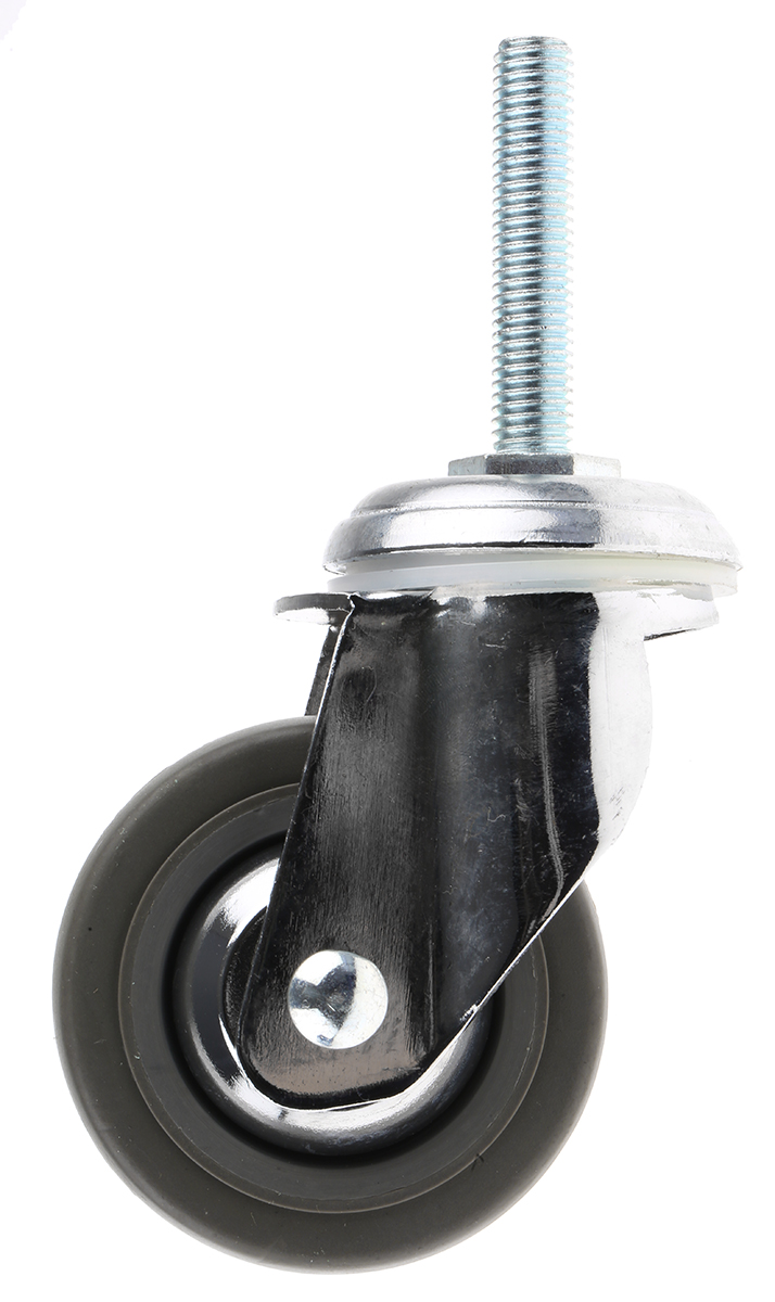 Guitel Hervieu Swivel Castor Wheel, 70kg Capacity, 80mm Wheel