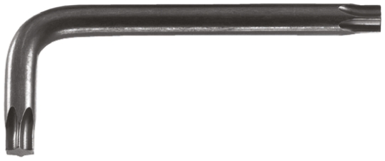 Facom 1-Piece Torx Key, T15 Size, L Shape, Short Arm