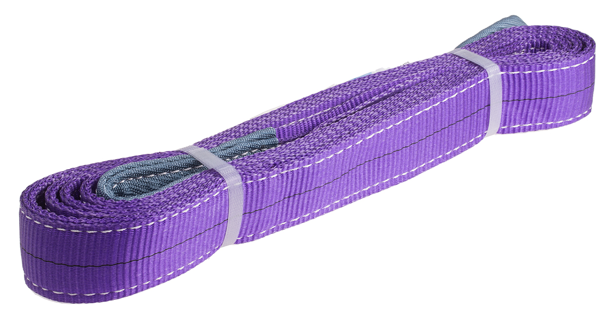 RS PRO 4m Purple Lifting Sling Webbing, 1t