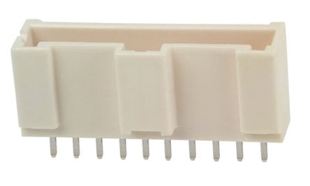 Hirose DF1E Series Straight Through Hole PCB Header, 10 Contact(s), 2.5 mm Pitch, 1 Row, Shrouded