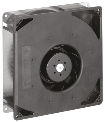 ebm-papst RG 160 N Series Centrifugal Fan, 24 V dc, 209m³/h, DC Operation, 220 x 220 x 56mm