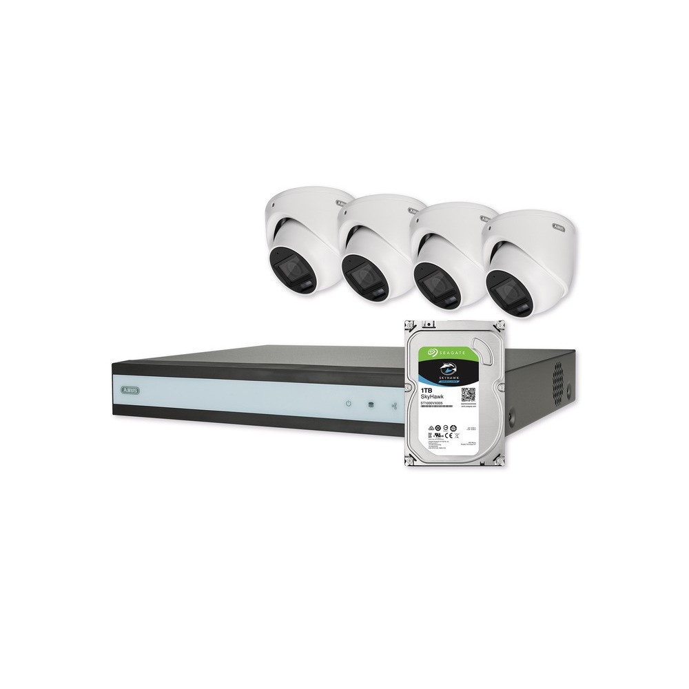 ABUS Analogue Indoor, Outdoor IR Mains Powered CCTV Camera, 4 megapixels Resolution