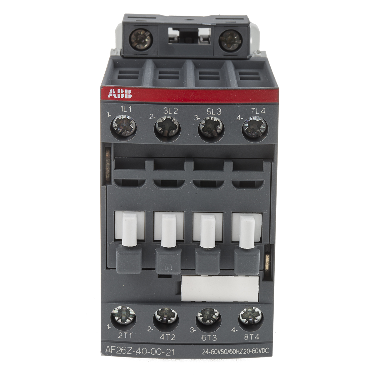 ABB AF26Z Contactor, 24 V Coil, 4-Pole, 45 A, 11 kW 60 V, 4 NO, 690V
