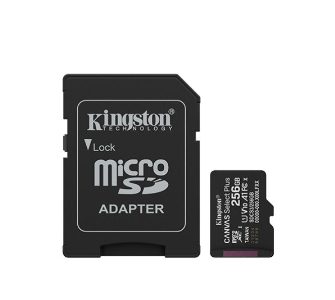 256 GB MicroSDXC Micro SD Card, Class 10, UHS-I