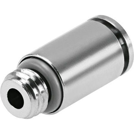 Festo NPQH-DK Series Push-in Fitting, G 1/8 to Push In 10 mm, Threaded Connection Style, NPQH-DK-G18-Q10-P10