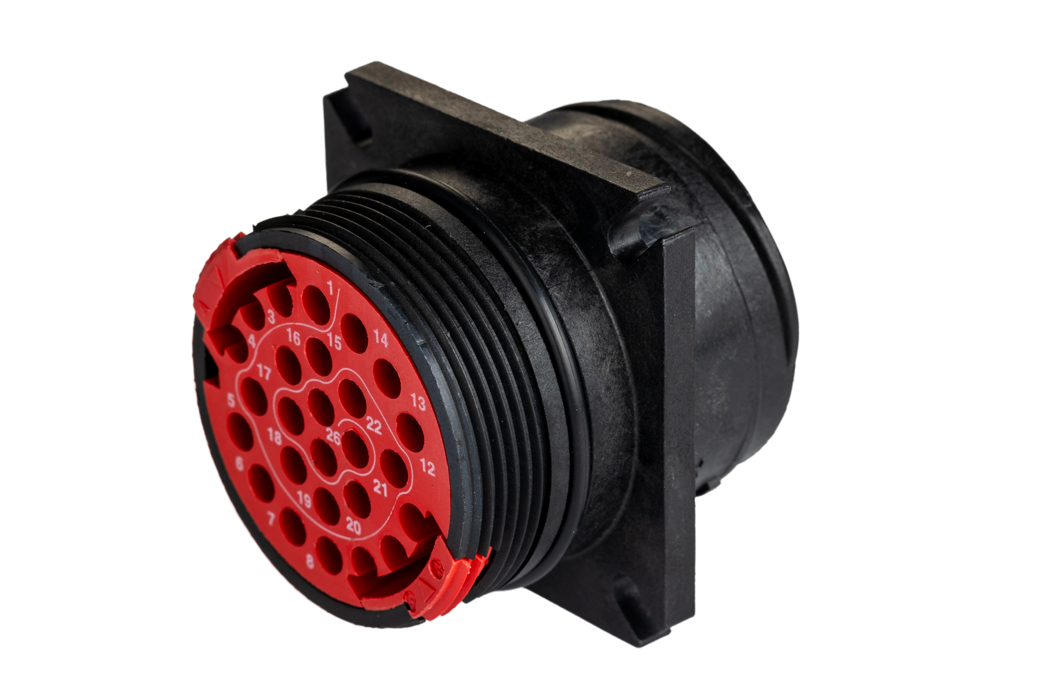 Souriau Sunbank by Eaton Circular Connector, 26 Contacts, Flange, Standard Connector, Plug, Male, IP68, Clipper Series