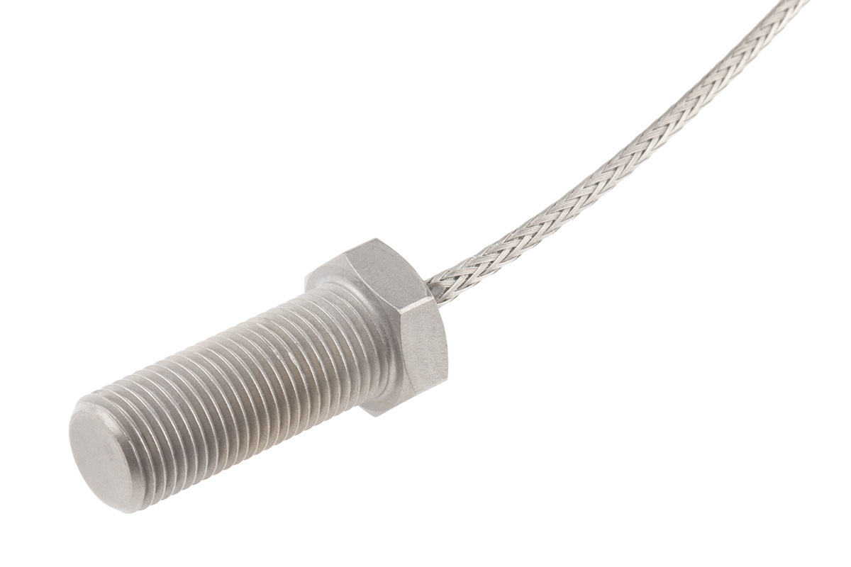 RS PRO Type K Bolt Thermocouple 25mm Length, M10 Diameter → +250°C