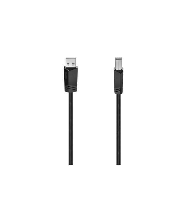 Hama USB 2.0, Male USB A to Male USB B, 480Mbps, 5m