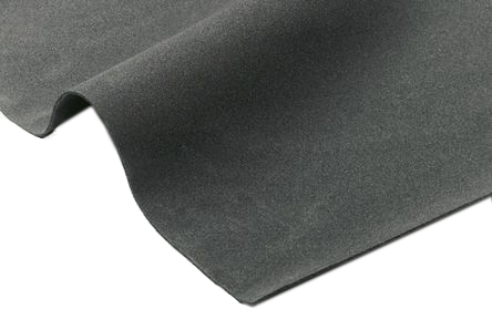 RS PRO Black Neoprene Rubber Sheet, 1m x 2m x 25mm, -40°C to 80°C