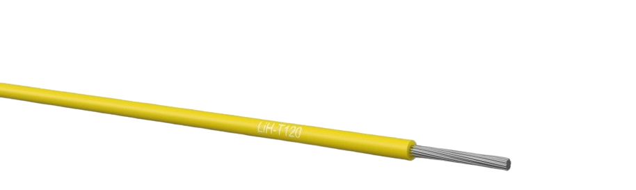 Kabeltronik 6500 Series Yellow 0.14 mm² Equipment Wire, 26 AWG, 26/19 mm, 100m, Polyolefin Insulation, 065001408
