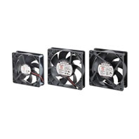 Omron R89F Series Axial Fan, 24 V dc, DC Operation, 2.5m³/min, 4.08W, 170mA Max, 120 x 120 x 25mm