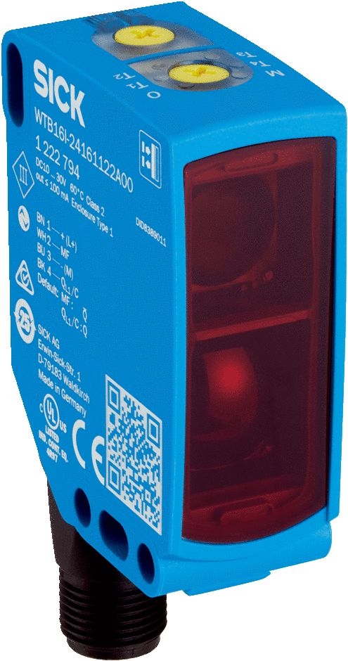 SICK Background Suppression Photoelectric Sensor, Block Sensor, 10 → 1500 mm Detection Range IO-LINK
