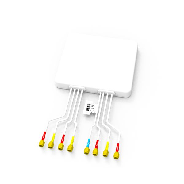 Taoglas MA998.W.001 Square Multi-Band Antenna with SMA Connector, 4G, 5G