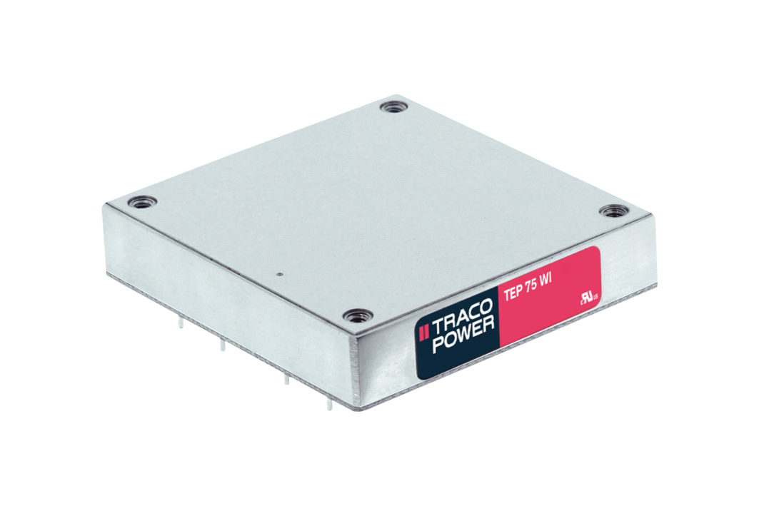 TRACOPOWER TEP 75WI DC-DC Converter, 12V dc/ 6.3A Output, 9 → 36 V dc Input, 75W, Through Hole, +75°C Max Temp