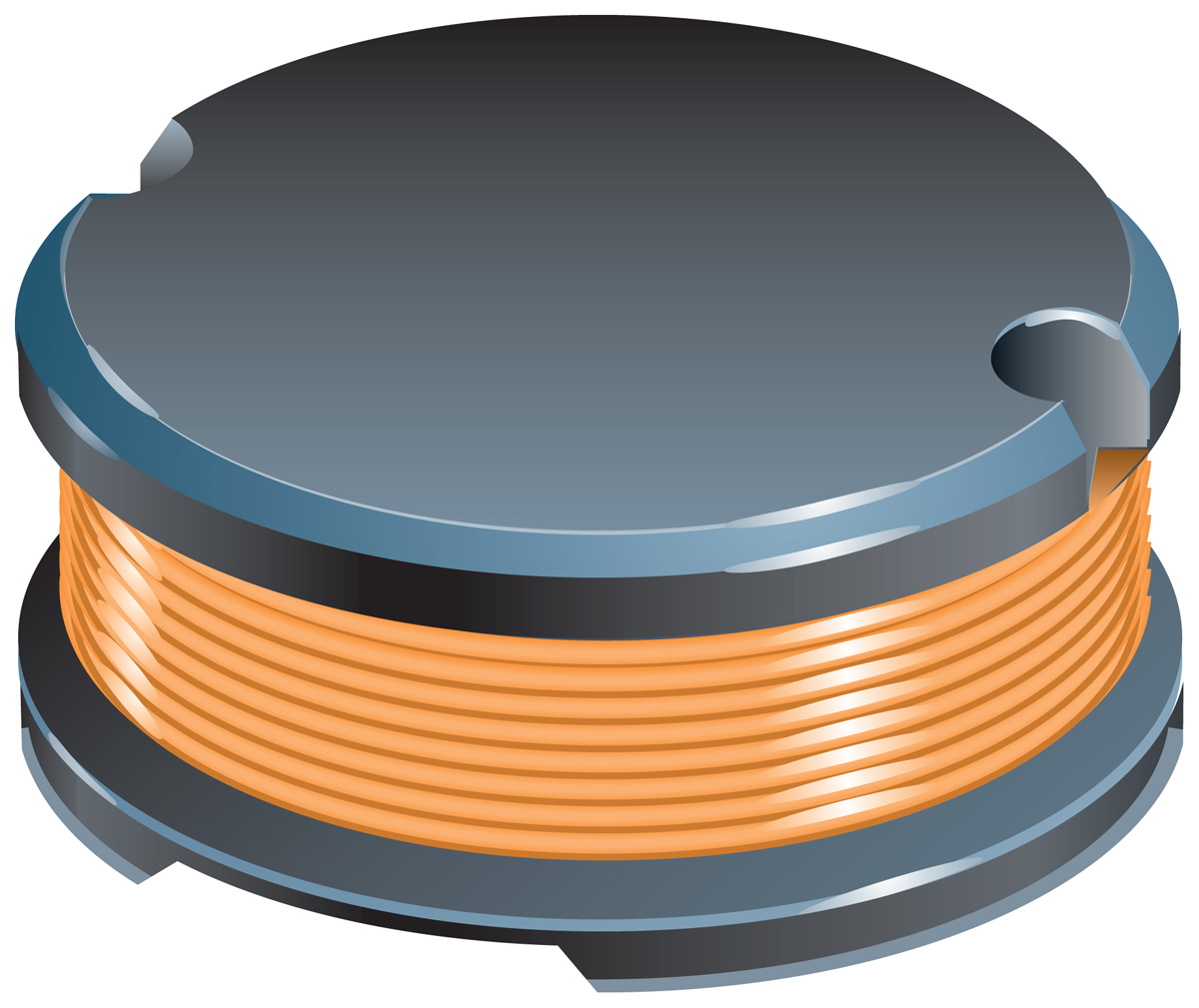 Bourns, SDR1006, 1006 Wirewound Surface Mount Inductor with a Ferrite Core, 6.8 μH Wirewound 3.4 A Idc Q:33