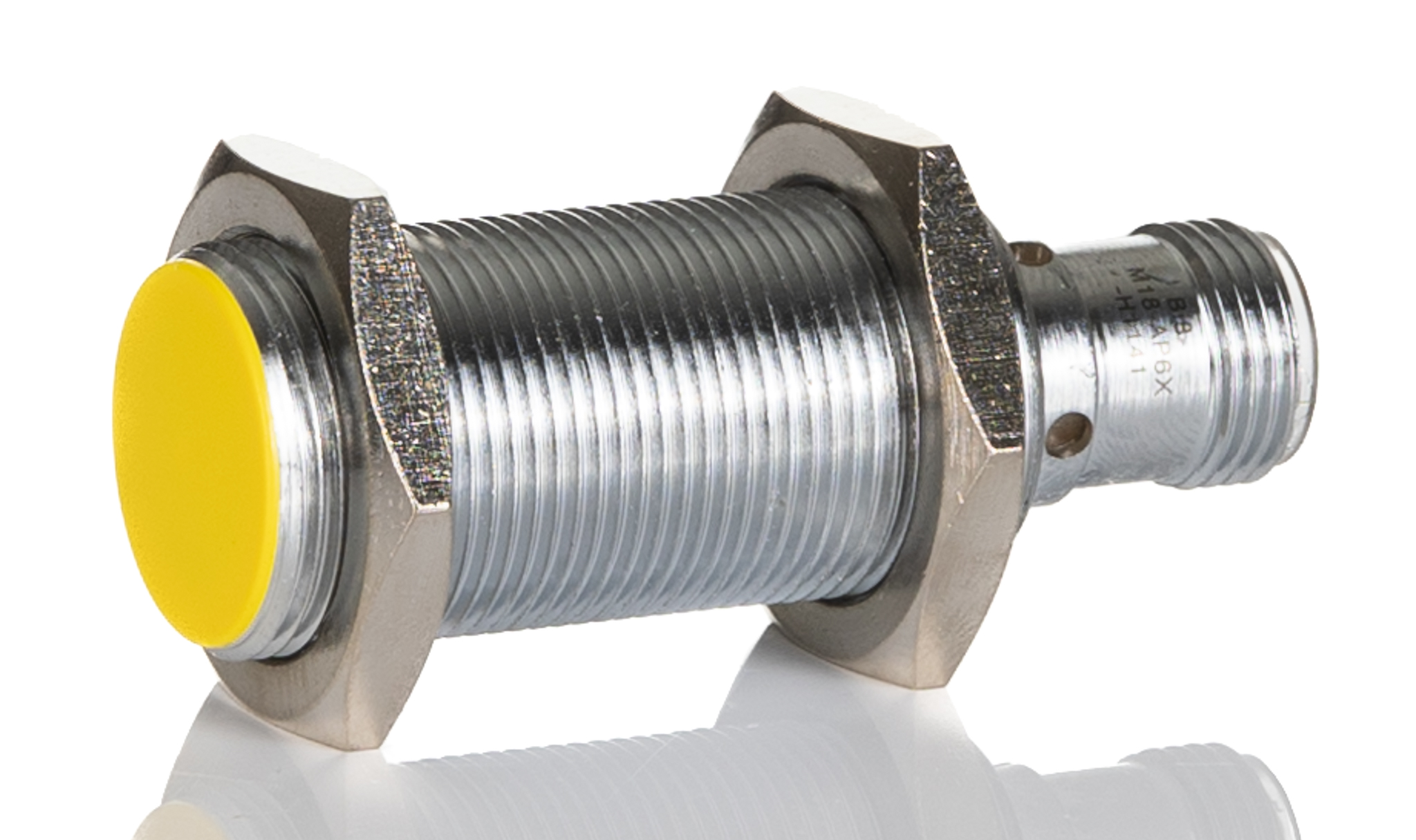 Turck Inductive Threaded Barrel Proximity Sensor, M18, 8 mm Detection, PNP NO, 10 → 30 V dc