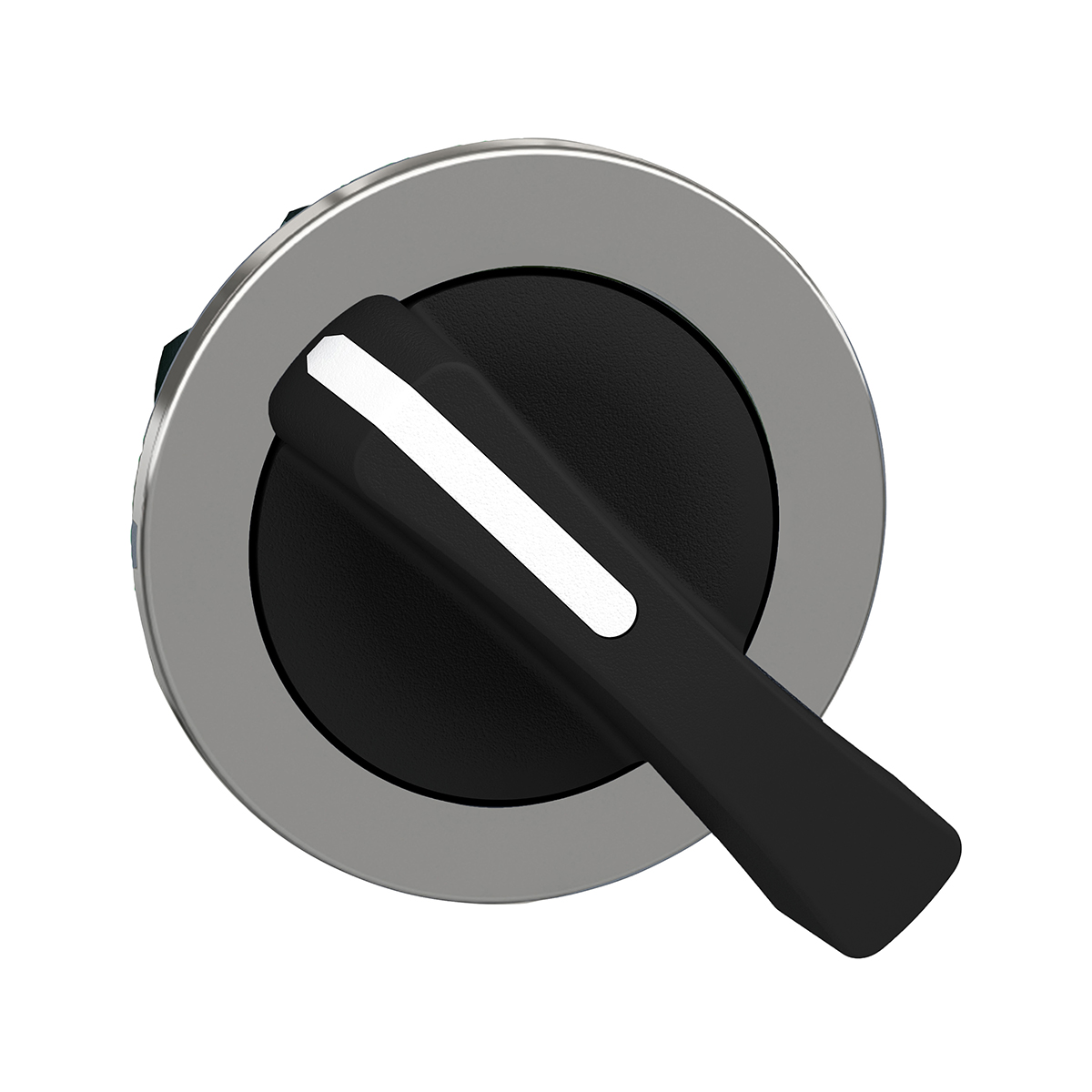 Schneider Electric ZB4 Series 2 Position Selector Switch Head, 30mm Cutout, Black Handle