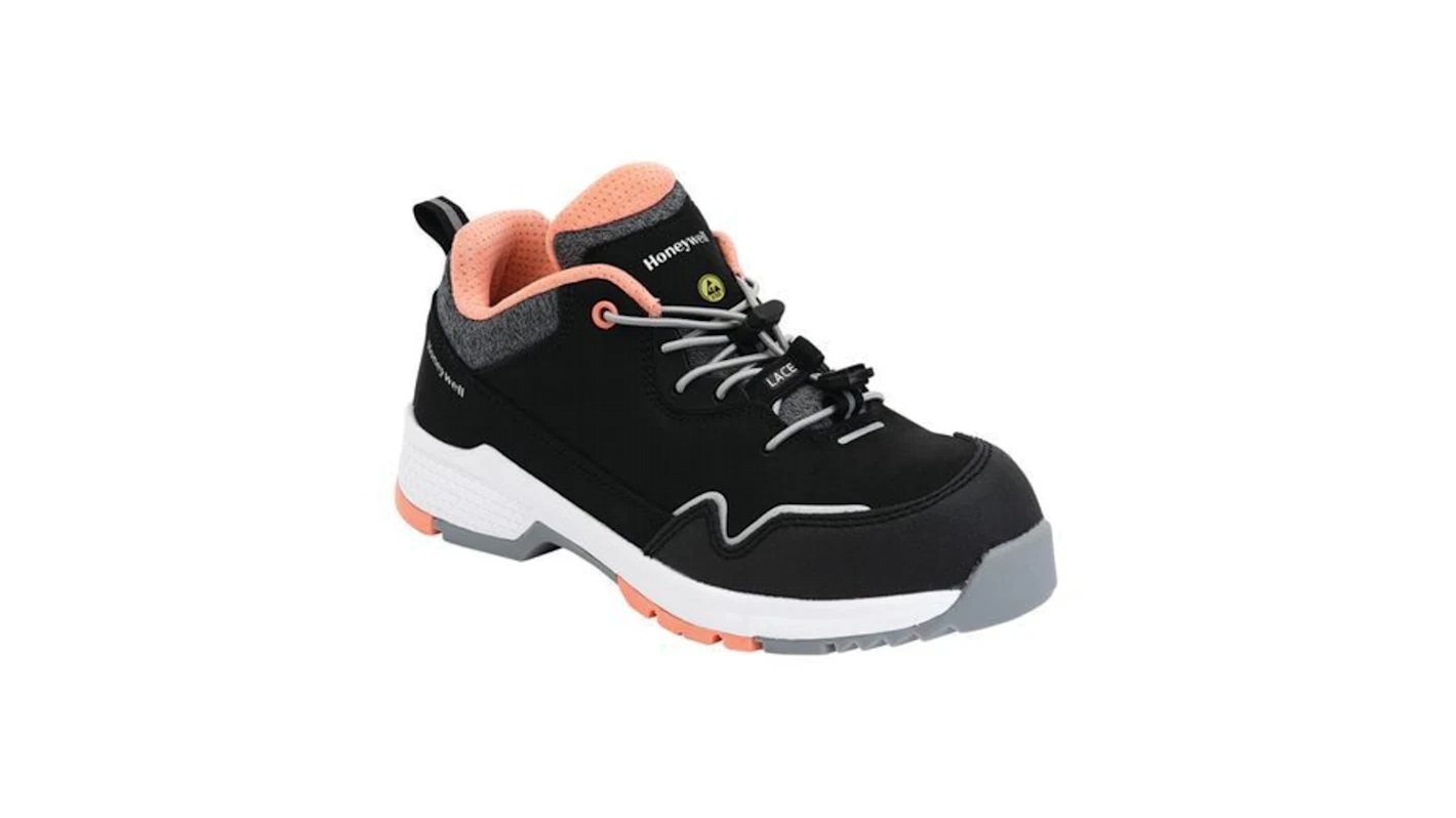 Honeywell Safety COCOON EVO Unisex Black, White Non Metallic Toe Capped Safety Shoes, UK 6.5, EU 39