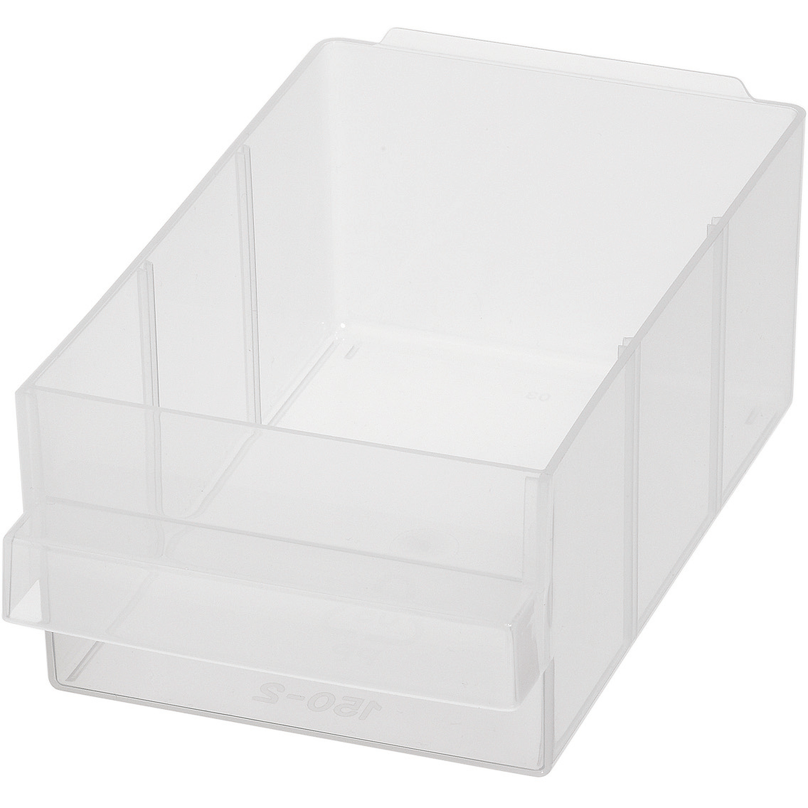 Raaco 1 Drawer, PP, 64mm x 91mm x 154mm, Transparent