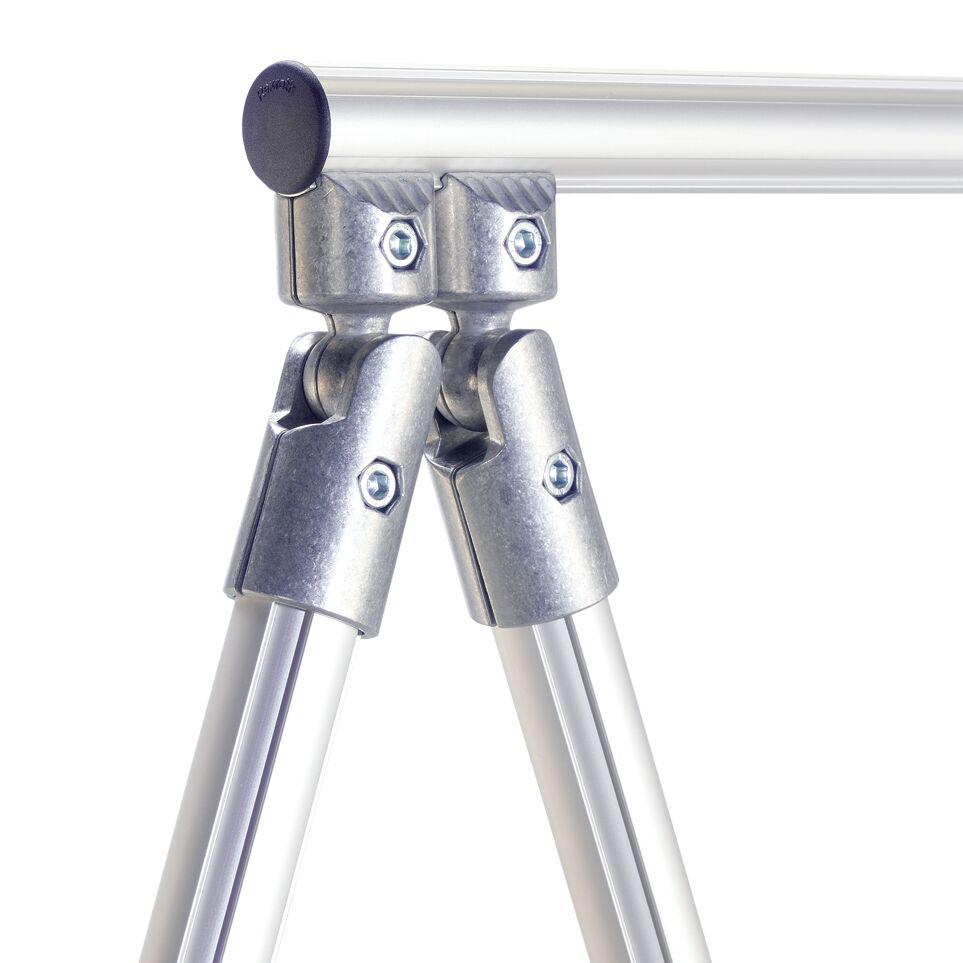 Bosch Rexroth Corner Bracket, Connecting Component, Round Tube Size D28