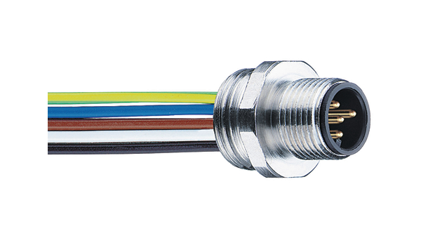 Lumberg Automation Male 3 way Receptacle to Sensor Actuator Cable, 500 mm