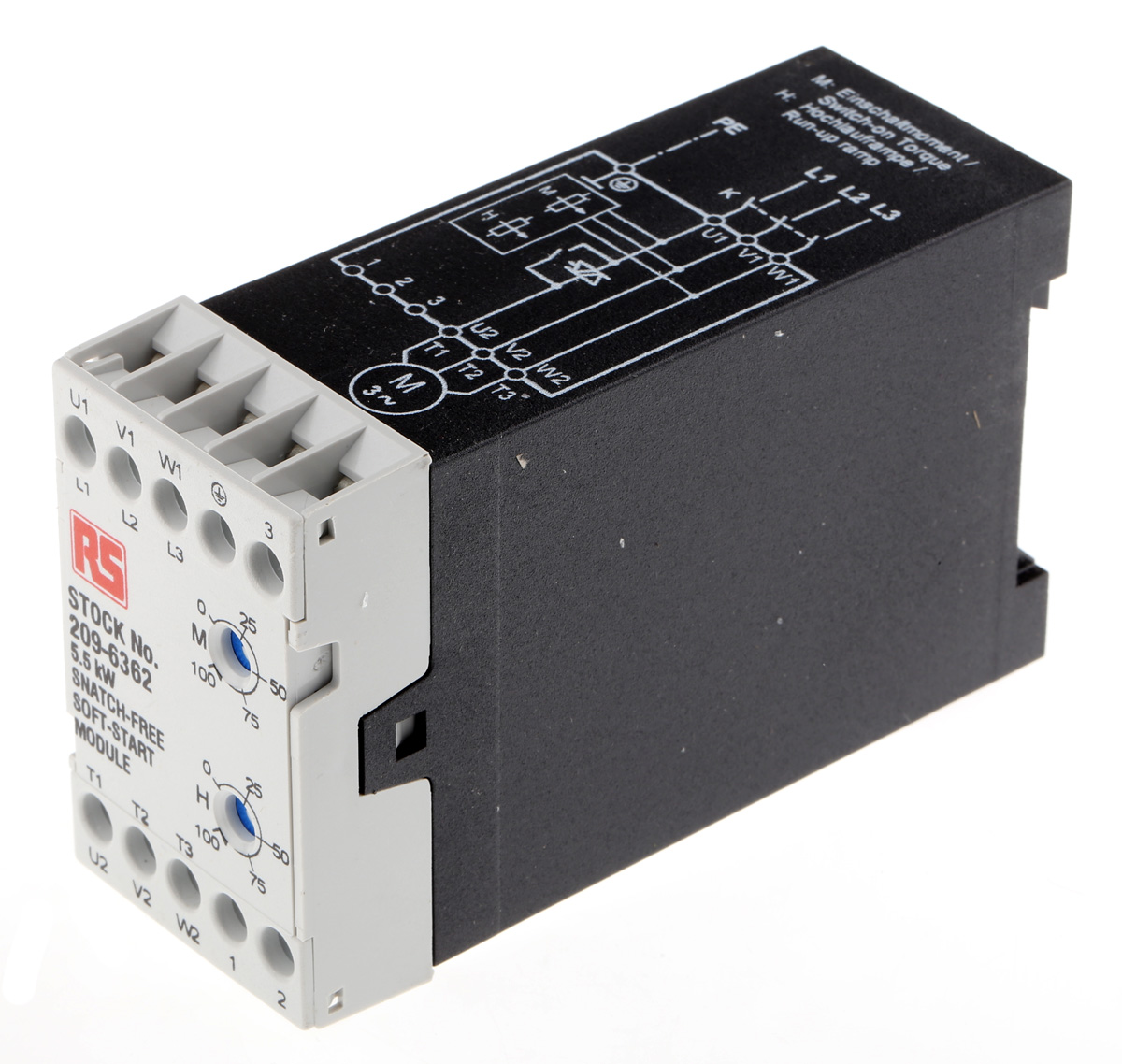 RS PRO Soft Starter, , 5.5 kW, 400 V ac, 3 Phase, IP20