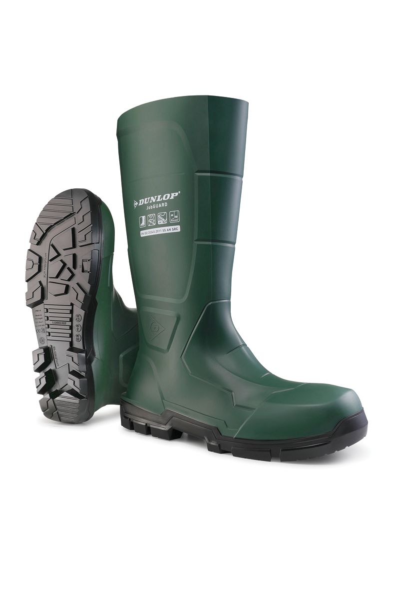 Dunlop JobGUARD Green Steel Toe Capped Unisex Safety Boot, UK 12, EU 47