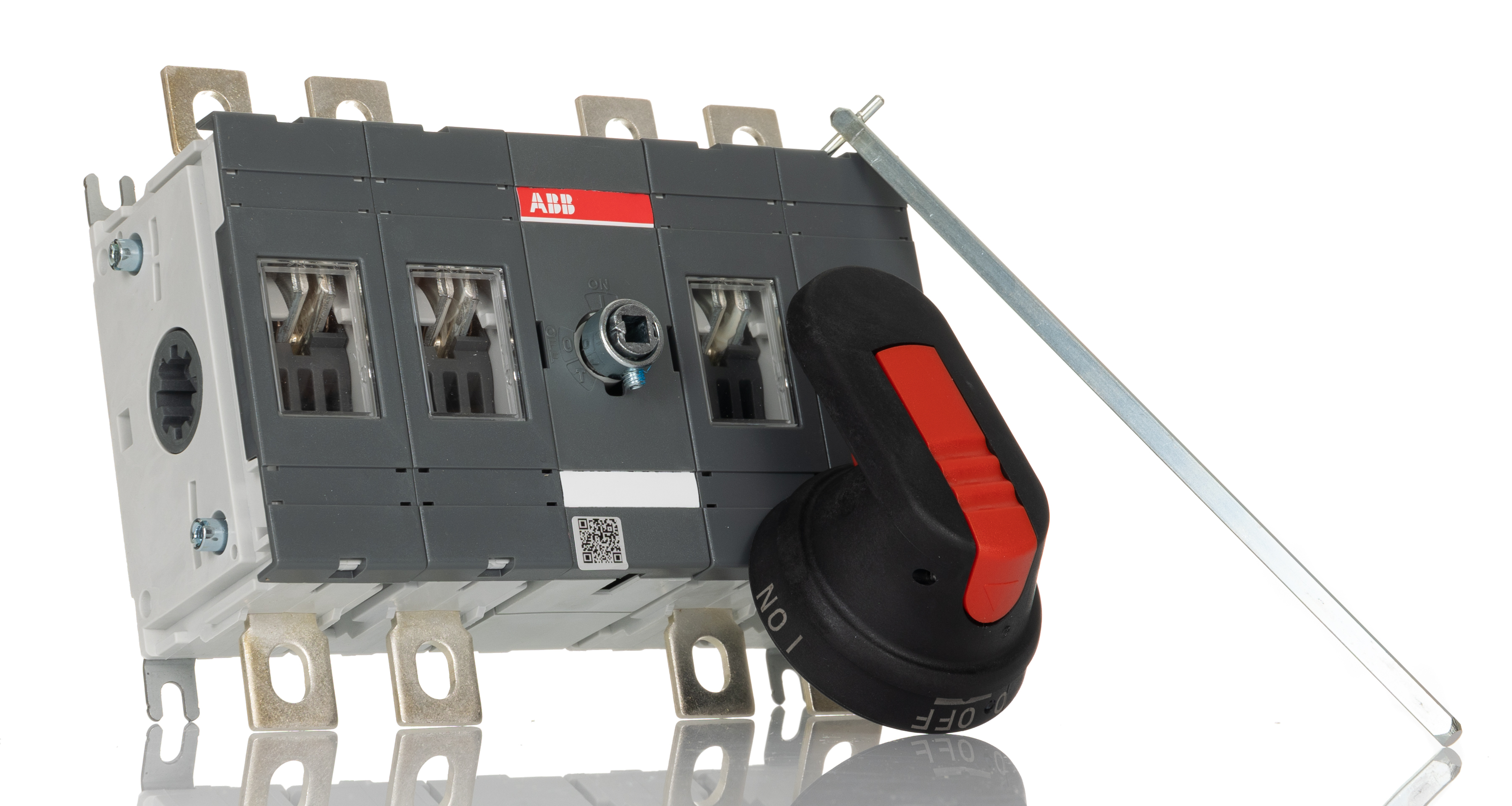 ABB 4 Pole Base Mounting Switch Disconnector - 250A Maximum Current, 250kW Power Rating, IP65