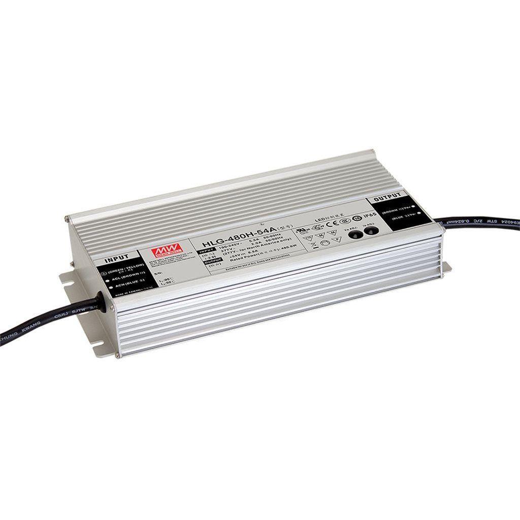 MEAN WELL LED Driver, 48V Output, 480W Output, 10A Output, Constant Current / Constant Voltage