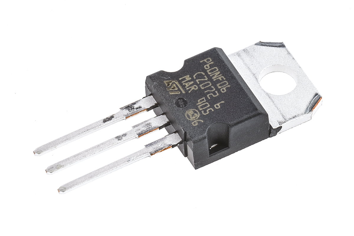 STMicroelectronics STripFET II Type N-Channel MOSFET, 60 A, 60 V Enhancement, 3-Pin TO-220