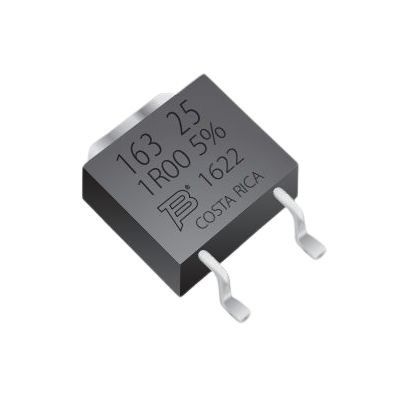 Bourns PWR163 130000 Ω, TO-252 Thick Film Resistor 1 % Surface 25 W - PWR163S-25-1R00FE