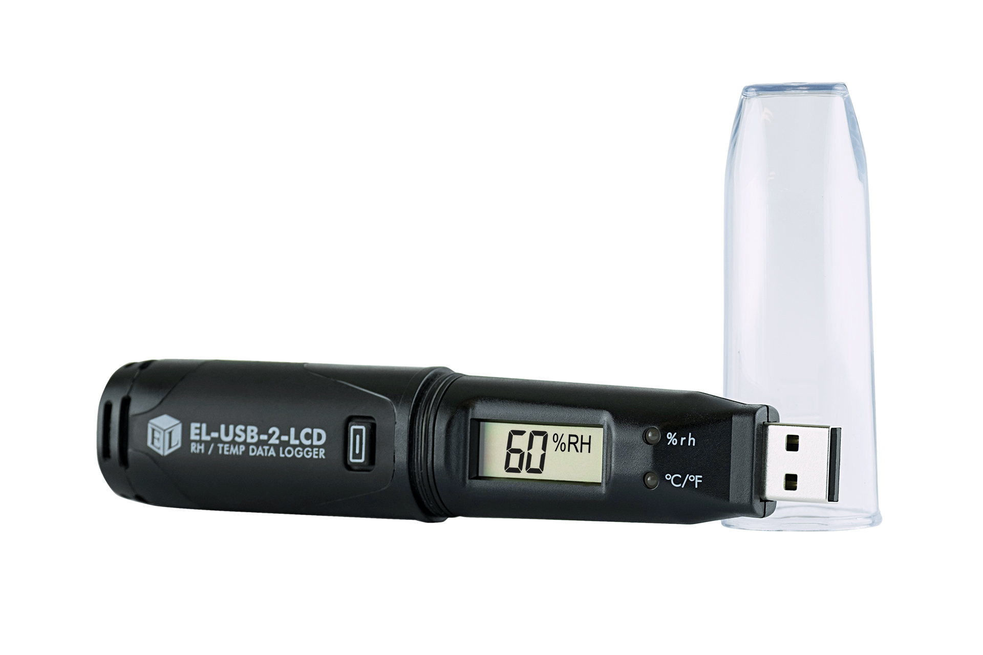 Lascar EL-USB-2-LCD Temperature & Humidity Data Logger, USB, 1 Input Channel(s)
