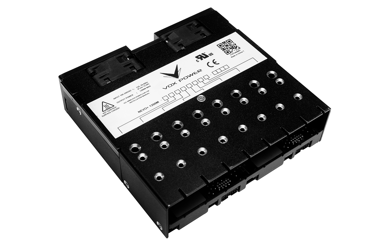Vox Power Switching Power Supply, NEVO+1200M 1.2kW, 8, 16 (Isolated) Output, 120 → 370 V dc, 85 → 264V ac