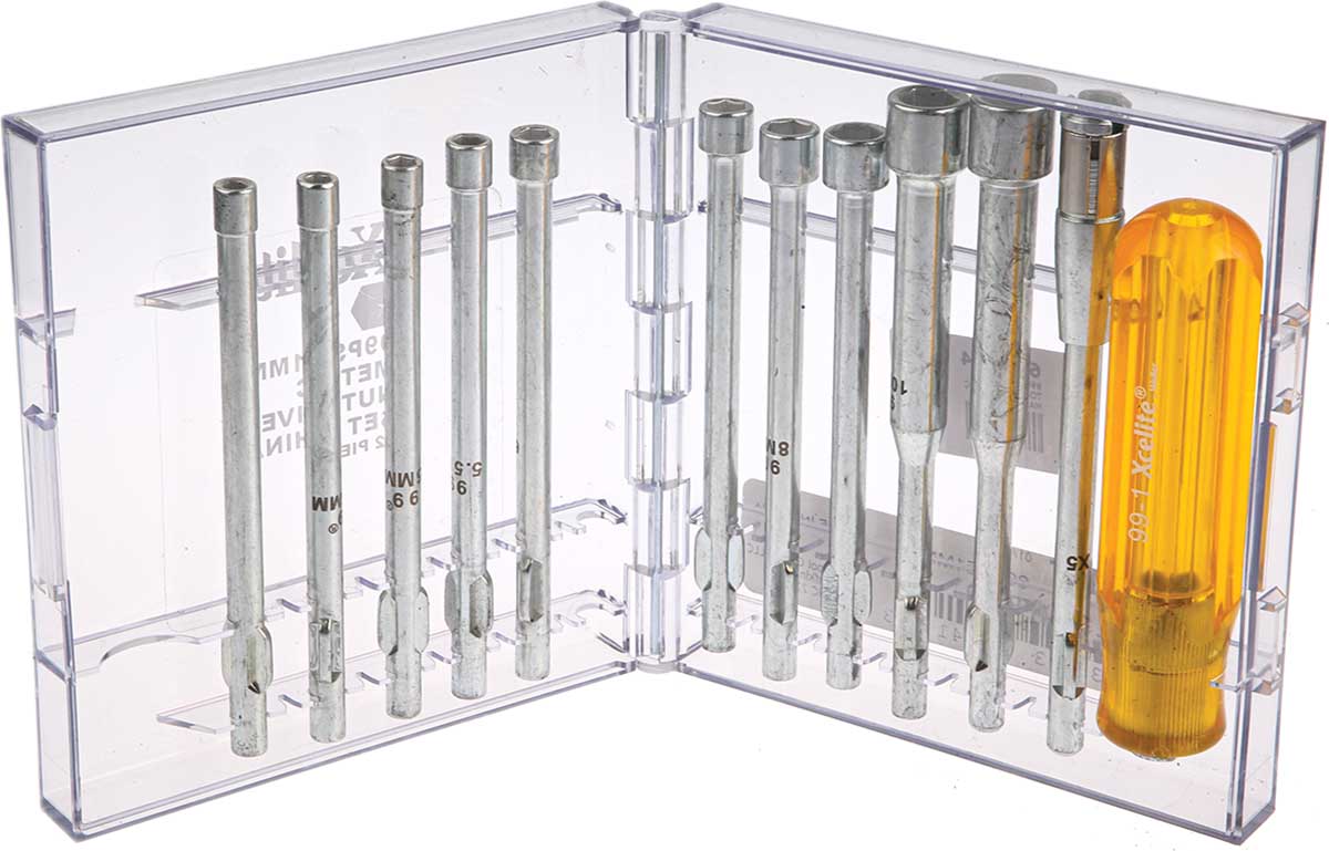 Weller Xcelite Hexagon Nut Driver Screwdriver Set, 12-Piece