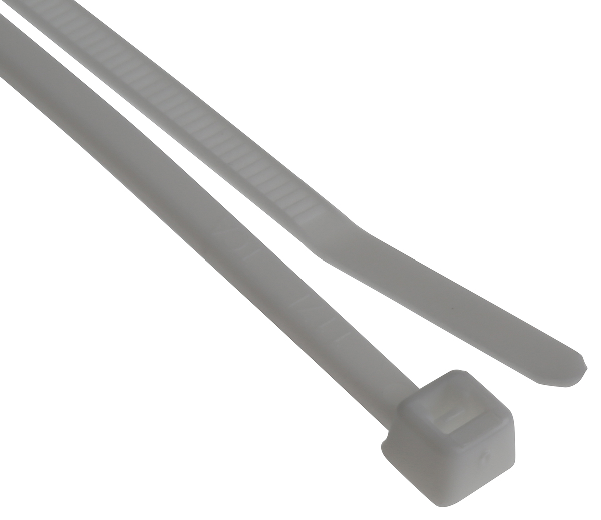 HellermannTyton Cable Tie, 100mm x 2.5 mm, White Polyamide 6.6 (PA66), Pk-100