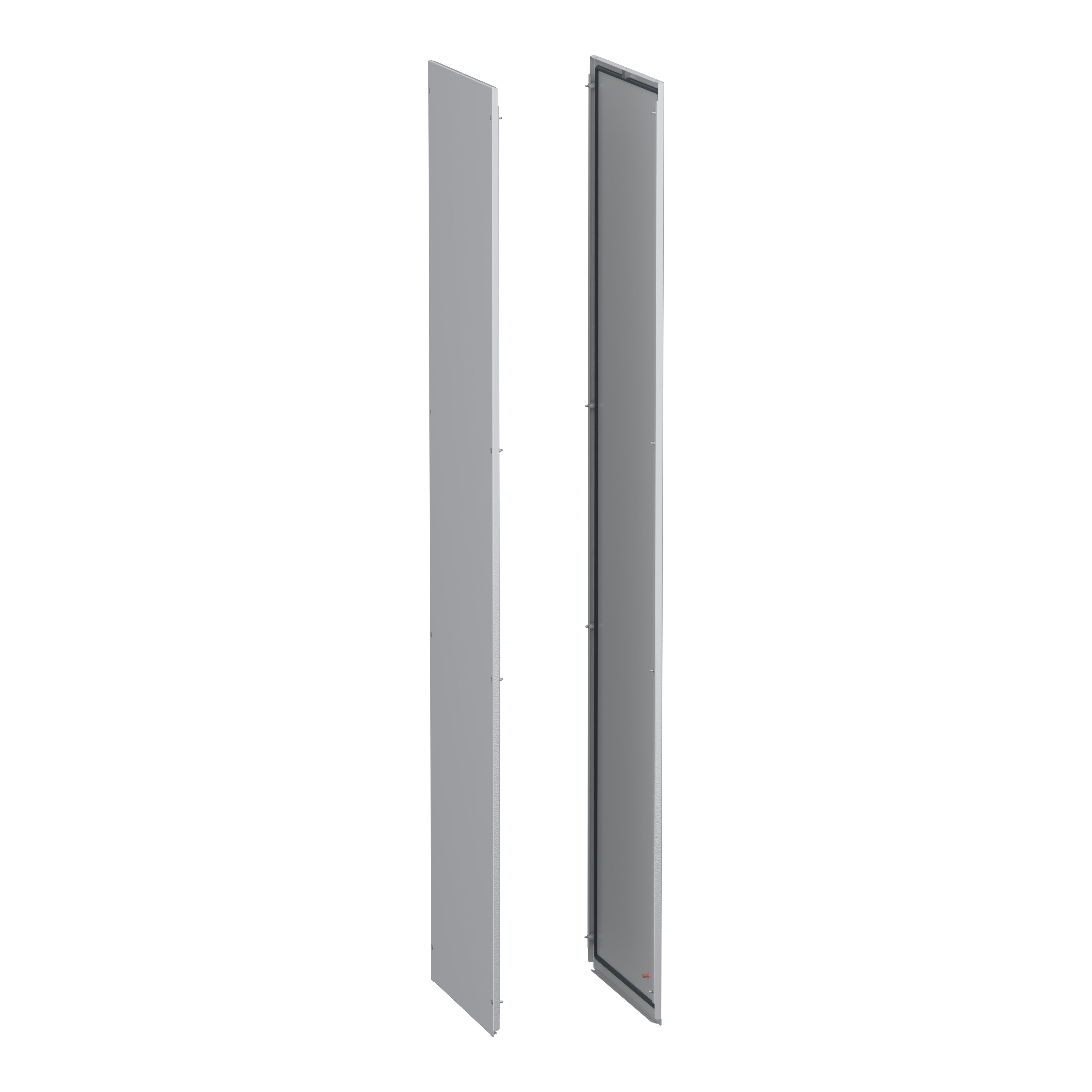 Schneider Electric PanelSeT SFN Accessoires Series RAL 7035 Grey Steel Side Panel, 2200mm H, 600mm W, for Use with