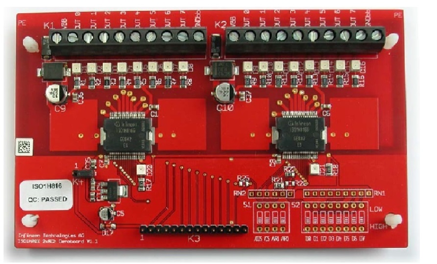 Infineon EVAL ISO1H816G Load Switch for ISO1H812G, ISO1I813T for ISO1H816G