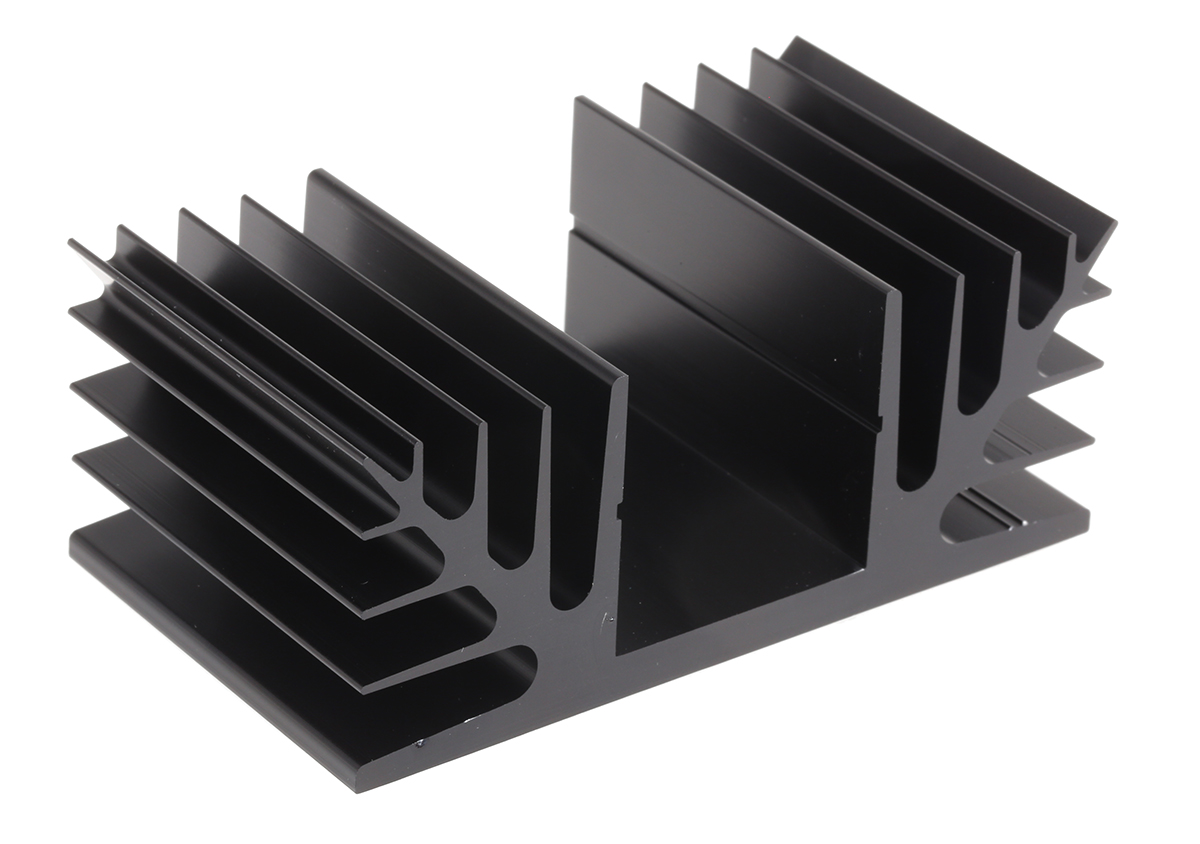 Fischer Elektronik Heatsink, 2.3K/W, 50 x 88 x 35mm