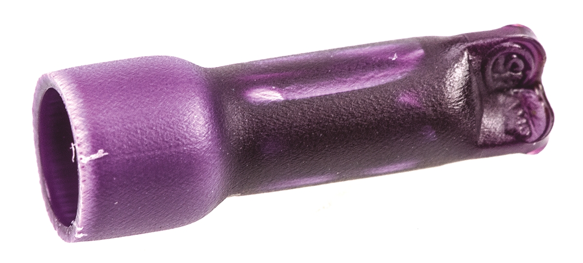 TE Connectivity, 369 Closed End Splice Connector, Purple, Insulated, Tin 22 → 14 AWG