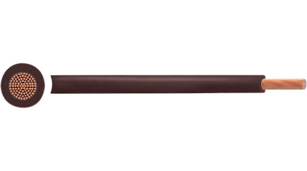 Tri Rated PVC 2.50mm HO7V2-K Brown 100m