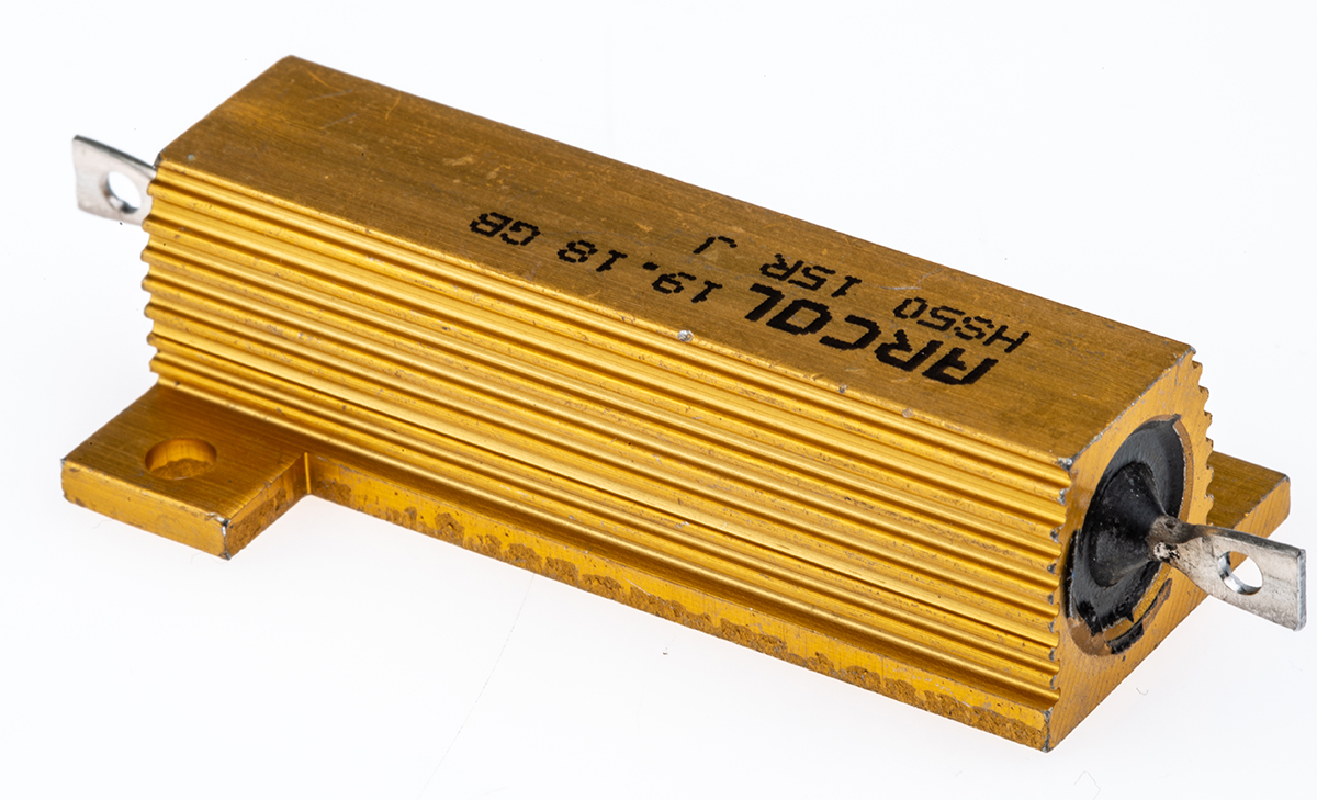 Arcol, 15Ω 50W Wire Wound Chassis Mount Resistor HS50 15R J ±5%