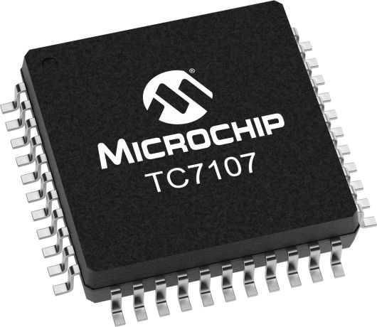 Microchip TC7107CKW MQFP Display Driver, 24 Segment, 44 Pin, 5 V