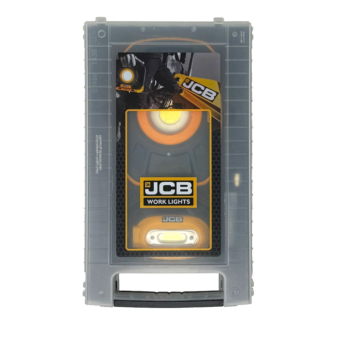 JCB Rechargeable LED Work Light, 1500 lumens, USB-C Plug, IP44, IP68