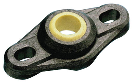 2 Hole Flange Bearing Unit, EFOM-15, 15mm ID