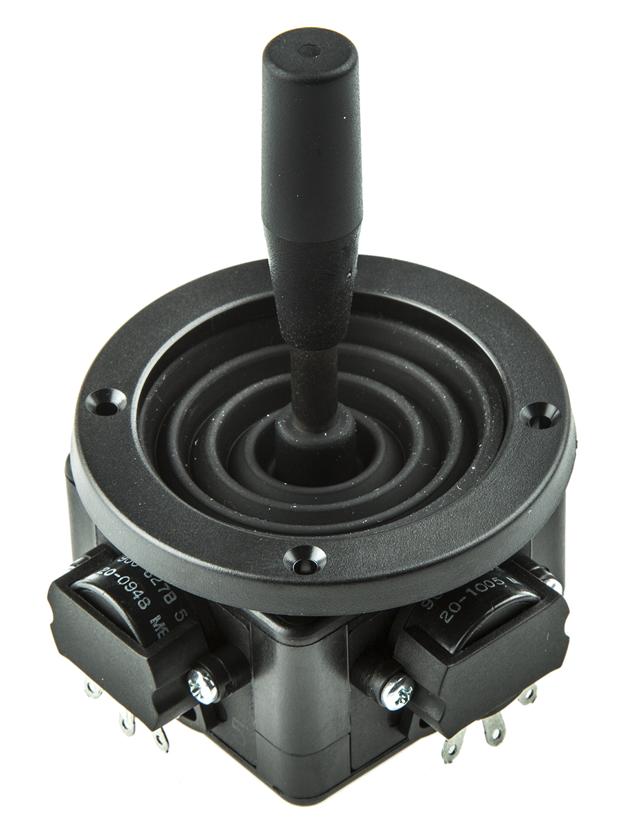 CH Products 2-Axis Potentiometer Joystick Conical, Momentary