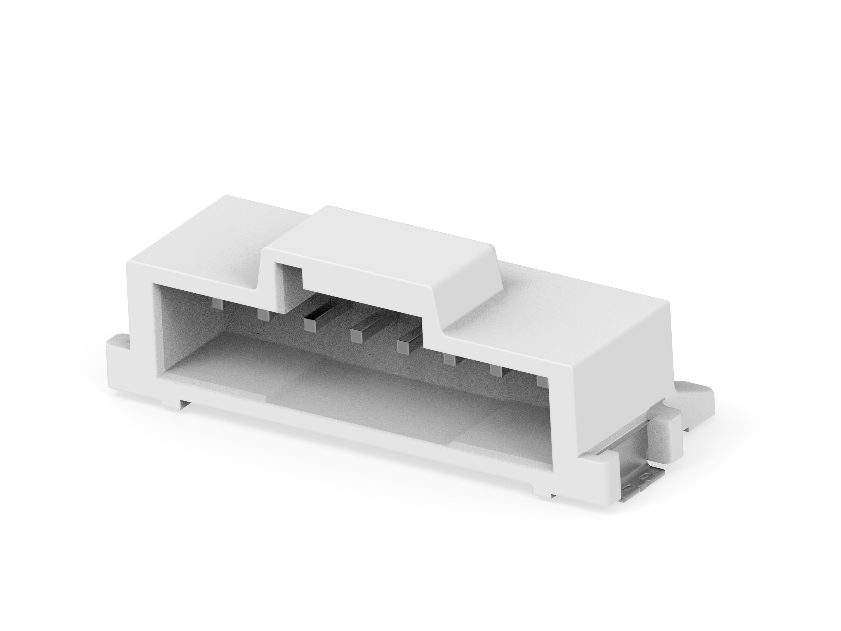 TE Connectivity SGI2.0 Series Right Angle Board PCB Header, 8 Contact(s), 2 mm Pitch, 1 Row, Shrouded